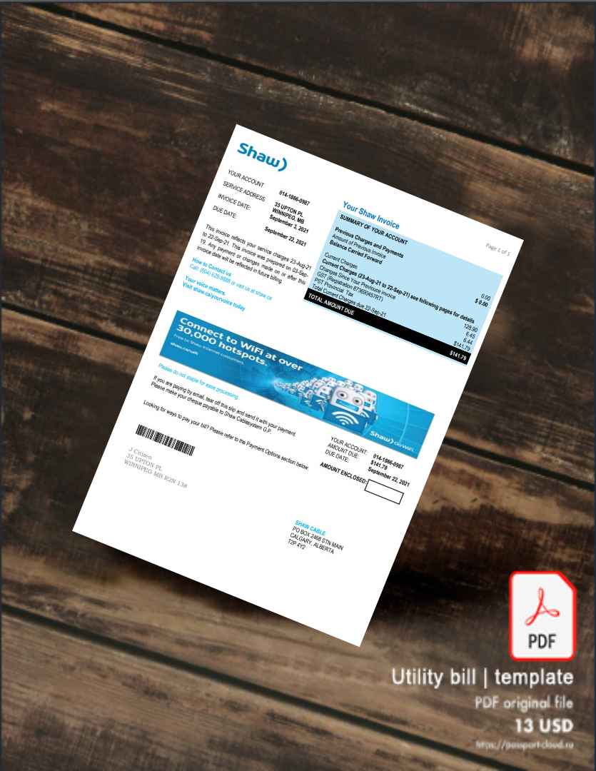 Utility bill | Albanian Power | Albania